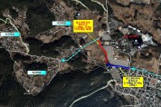 양산시,통도사일원'신평유원지진입도로'개설완료